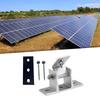4PC/2PC Solar Panel Mounting Brackets Flat Roof Mount Holder Drill-Free Mount 15-30 Degree Angle Adjustable Solar Panel Rack Set