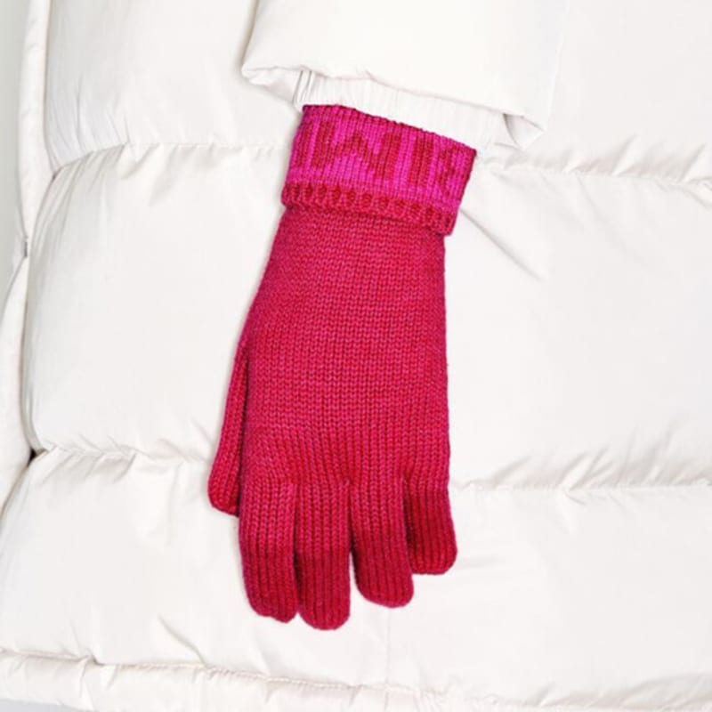 BIMBA Y LOLA [23FW] BIMBA Y LOLA Fuchsia Knit Gloves B236AIG012PKB