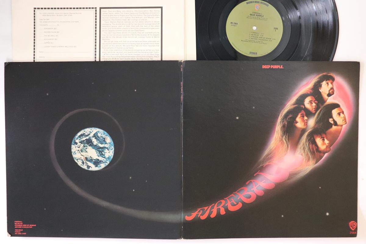 

LP Пластинка DEEP PURPLE - Fireball BS2564 WARNER BROS 1971 США Рок Б/У