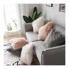 Cushion Cover Set of 2 Fluffy Cute Scandinavian Long Fur Girly Faux Fur Interior White (45 x 45 cm)