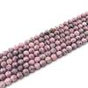10mm Rose Red Granite Natural Stone Beads for DIY Jewelry Accessories
