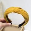 Elegant Knotted Fabric Hairband Women Wide Headband Hair Styling Accessories