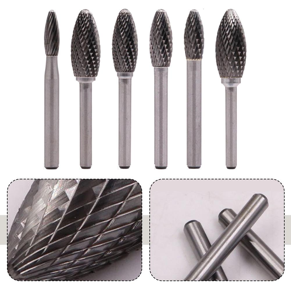 Double Slot File 12mm Rotary File High-Speed Cutter Long Lifespan Tool Safe Operation Design Metal Fabrication