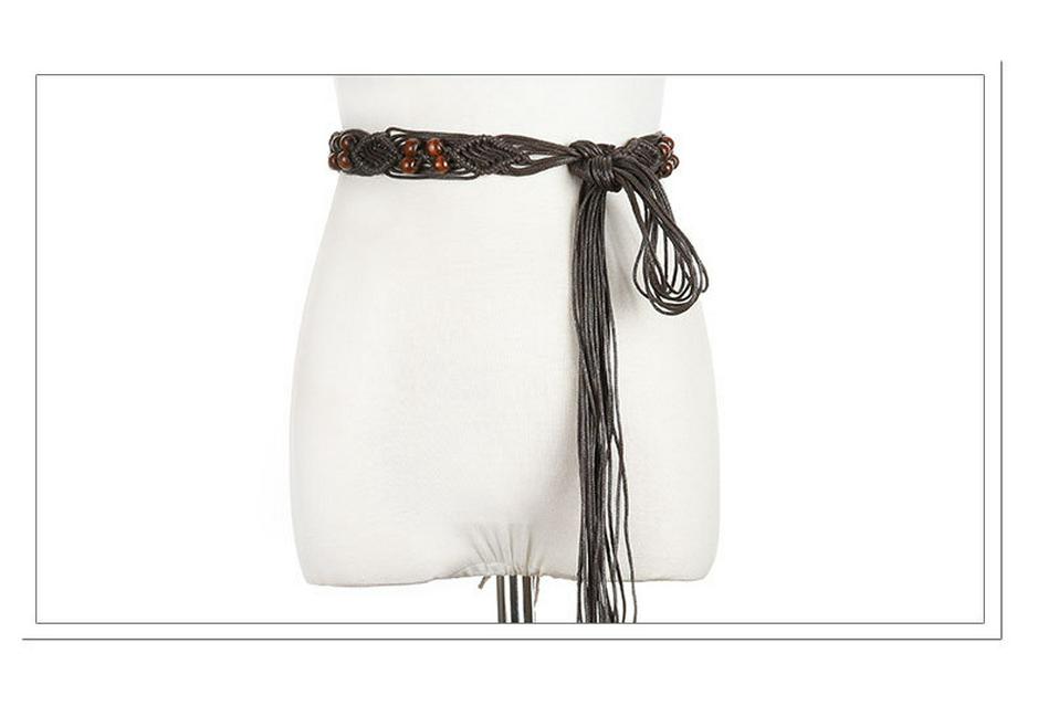 Ethnic Wax Rope Handmade Waistband Bohemian Waist Chain Belt Accessory