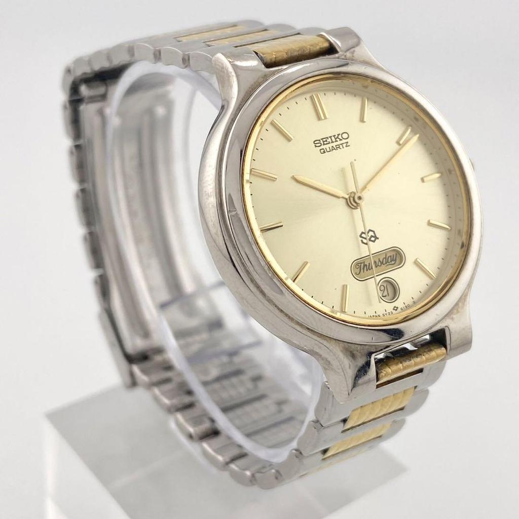 [USED] Working SEIKO Quartz Wristwatch 5Y23-6100