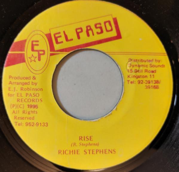 

7inch Record RICHIE STEPHENS - Rise NONE El Paso 1995 Jamaica Reggae, Ska & Dub Used