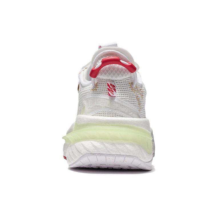 Li Ning Exceed 6 Textile, TPU Cushioning Slip Resistant Abrasion Resistant Low Top Sports Casual Shoes Men's White AGLS079-1