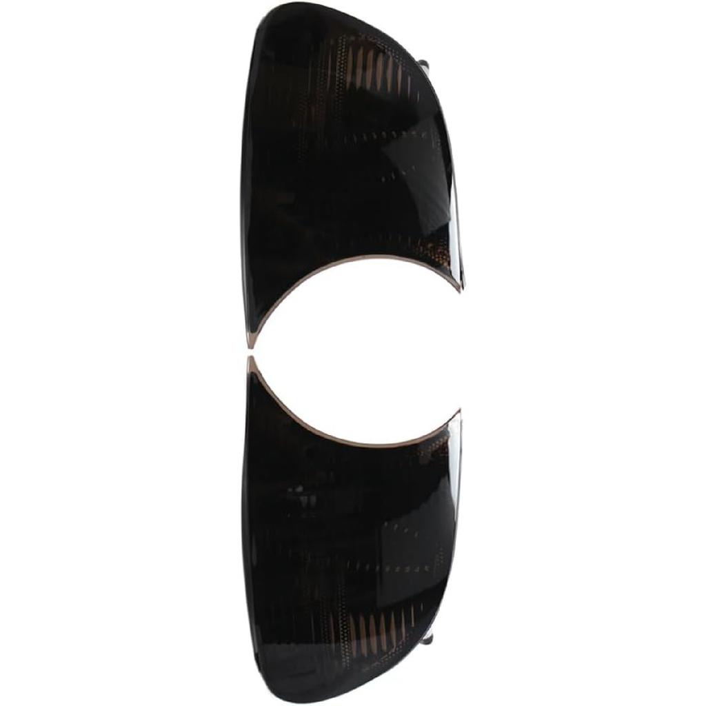 Front Corner Light Housing 63126904299 63126904300, Side Marker Light Lens Cover, 1998-2001 Compatible with BMW E46 2-Door - Clear Lens