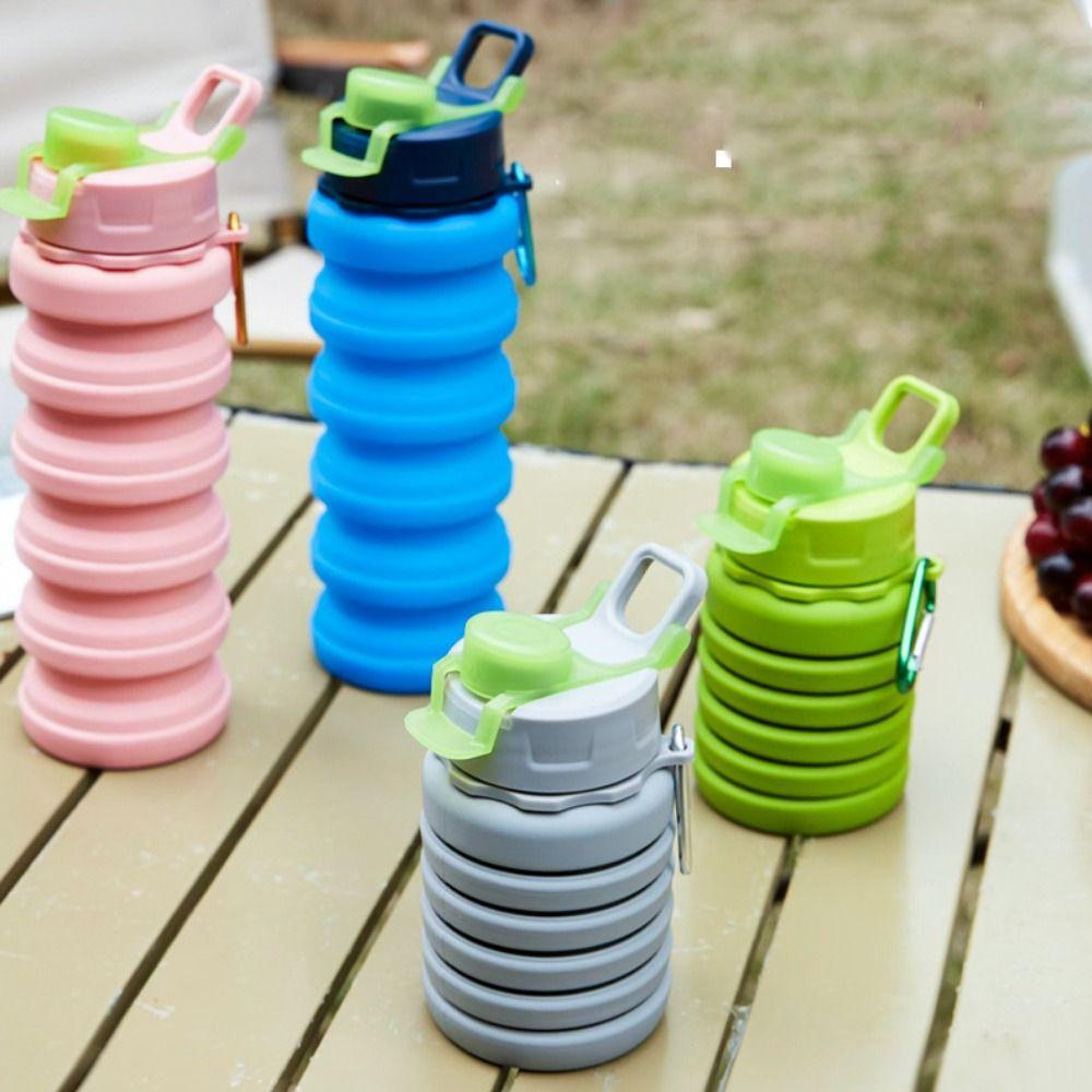 Large-capacity Collapsible Sport Bottle Retractable Foldable Drinking Cup  Cycling