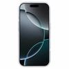 For iPhone 16 Pro Case TPU Frame Clear Acrylic Back Phone Cover with PET Film