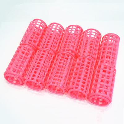 12 sztuk Rurkowe Antypoślizgowe Wałki do Włosów Lekkie DIY Plastikowe Wałki do Kręcenia Włosów do Domu