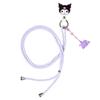 Sanrio Kuromi Shoulder Strap 582239 (Polyester, TPU, Acrylic, PVC, Steel)