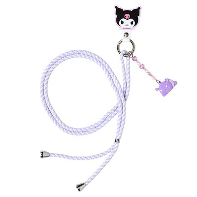 Sanrio Kuromi Shoulder Strap 582239 (Polyester, TPU, Acrylic, PVC, Steel)