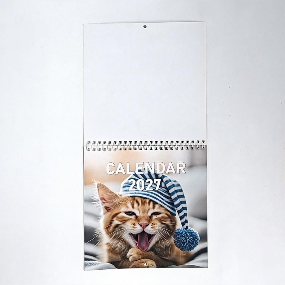 Cat Theme Cat Calendar Funny Print Wall Planner Funny Monthly Calendar  For Office Daily Plan