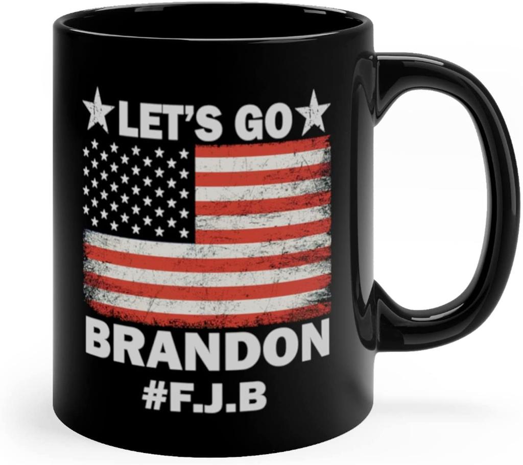 Let'S Go Brandon Ceramic Coffee Mug Tea Cup Hot-Selling American Fjb New Model