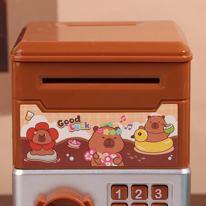 1 Piece Kawaii Kapibala Creative Savings Bank Children'S Storage Piggy Bank Girl Heart Cute Toy Birthday Gift