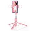 Wireless Selfie Stick Phone Holder Retractable Multifunctional110cm Mini Tripod With LED Selfie Light Bluetooth Remote Shutter 7