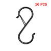 Heavy Duty Metal S Hooks with Safety Buckle,Hanging hooks,S Shaped Hooks Pot Rack Closet Hooks for Hanging