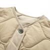 2025 European & American Style Casual Round Neck Cotton Jacket