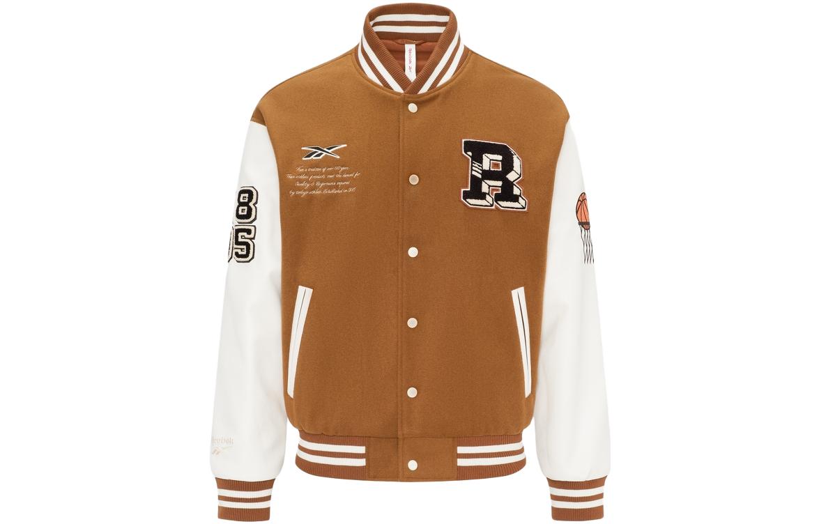 Reebok Jackets Unisex Brown Stand Collar Moderate Other 23FRC251UGBR S