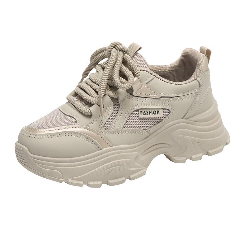 

Dad shoes girl spring and autumn new student Korean version ins trendy platform single shoes sports casual simple fashion shoes 2025 35