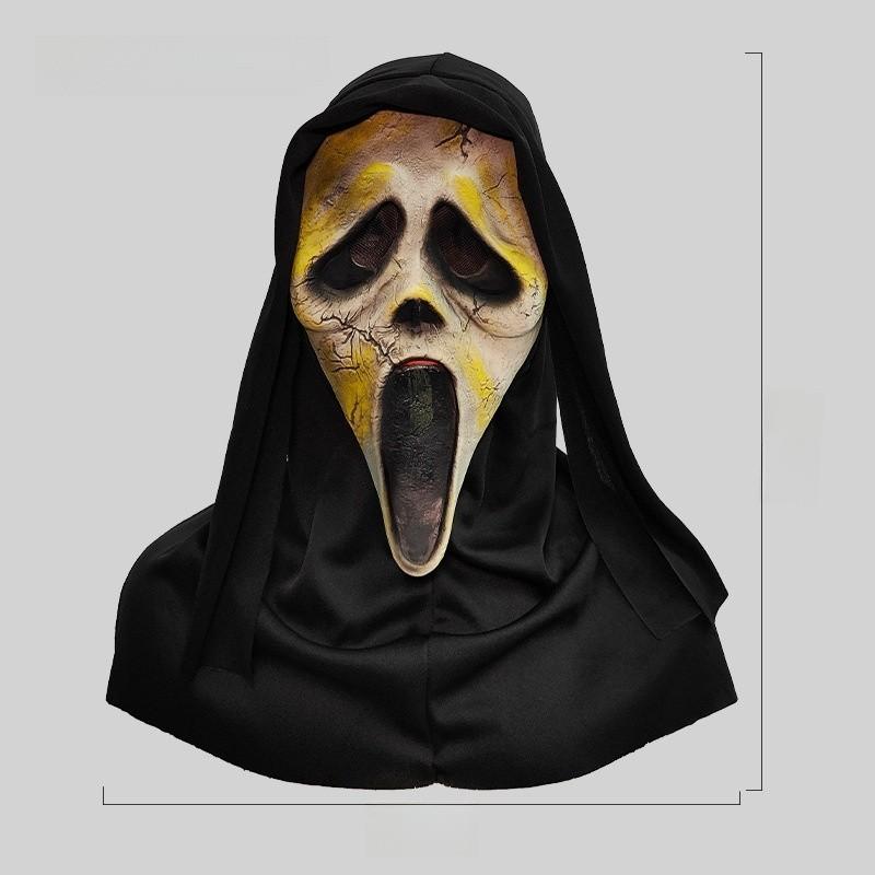 Mask Scream White Skull Ghost Face Masquerade Halloween Party Mock Gift Prop