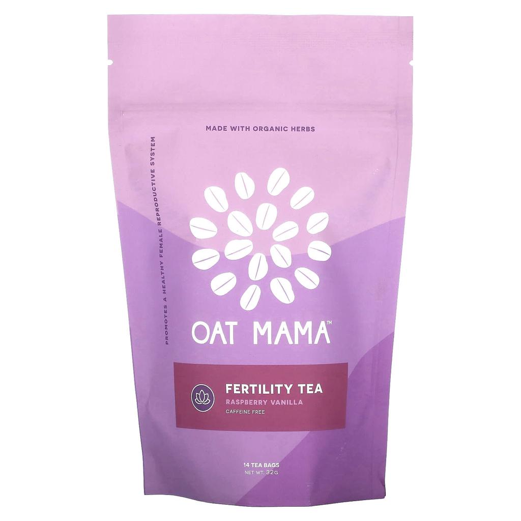 Fertility Tea, Raspberry Vanilla, Caffeine Free, 14 Tea Bags, 32G