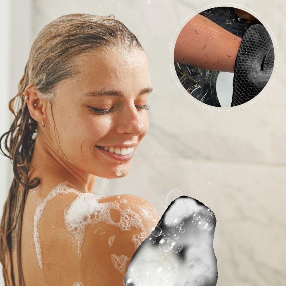 New Honeycomb TPU Shower Gloves Quick Drying Loofah Exfoliating Glove Skin Exfolia Scrubber Sponge Bath Gloves For Bathroom