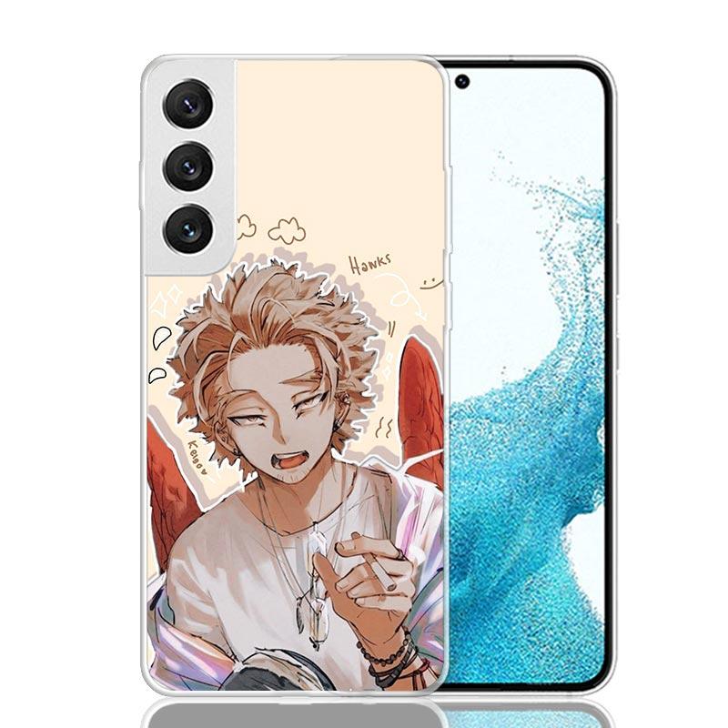 Hawks MHA My Hero A-Academy Phone Case For Samsung Galaxy S26 S25 Edge S24 S23 FE S22 Ultra S21 Plus S20 + Fundas Cover Coque Ga