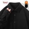 VANCL Men's Fleece-Lined Flannel Long-Sleeve Shirt