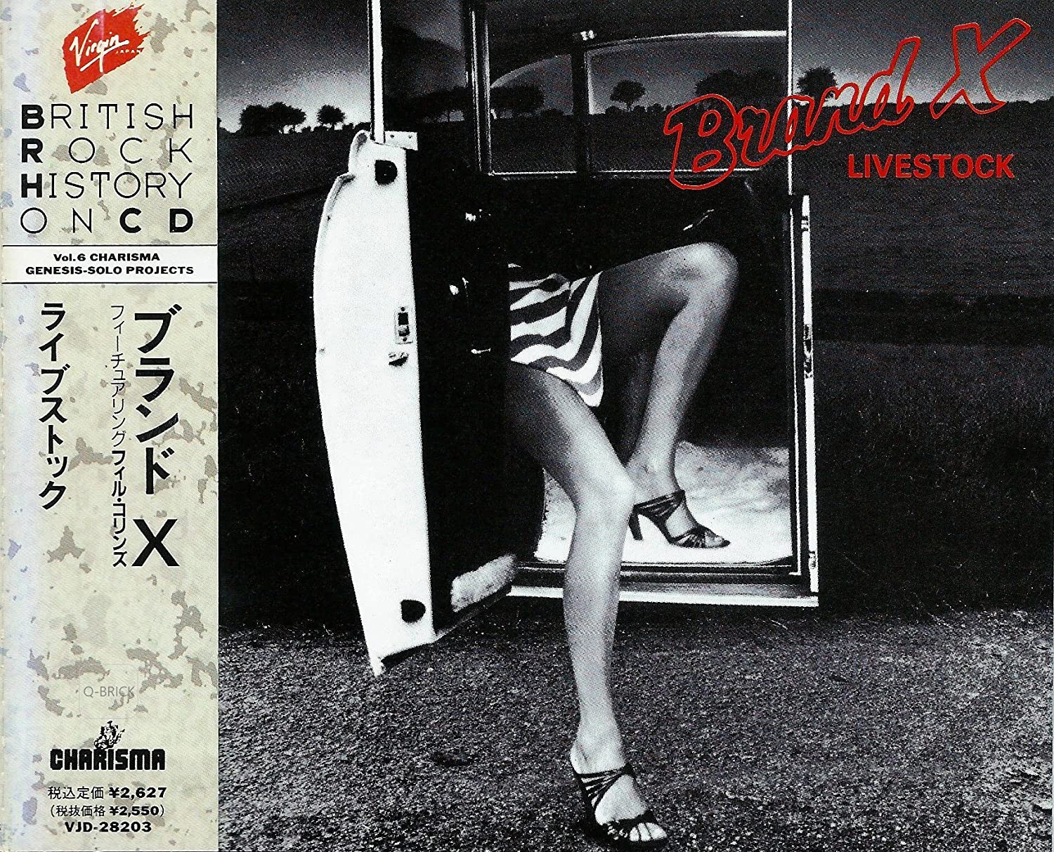 

CD BRAND X - Livestock VJD28203 Charisma, Virgi 1989 Japan Jazz