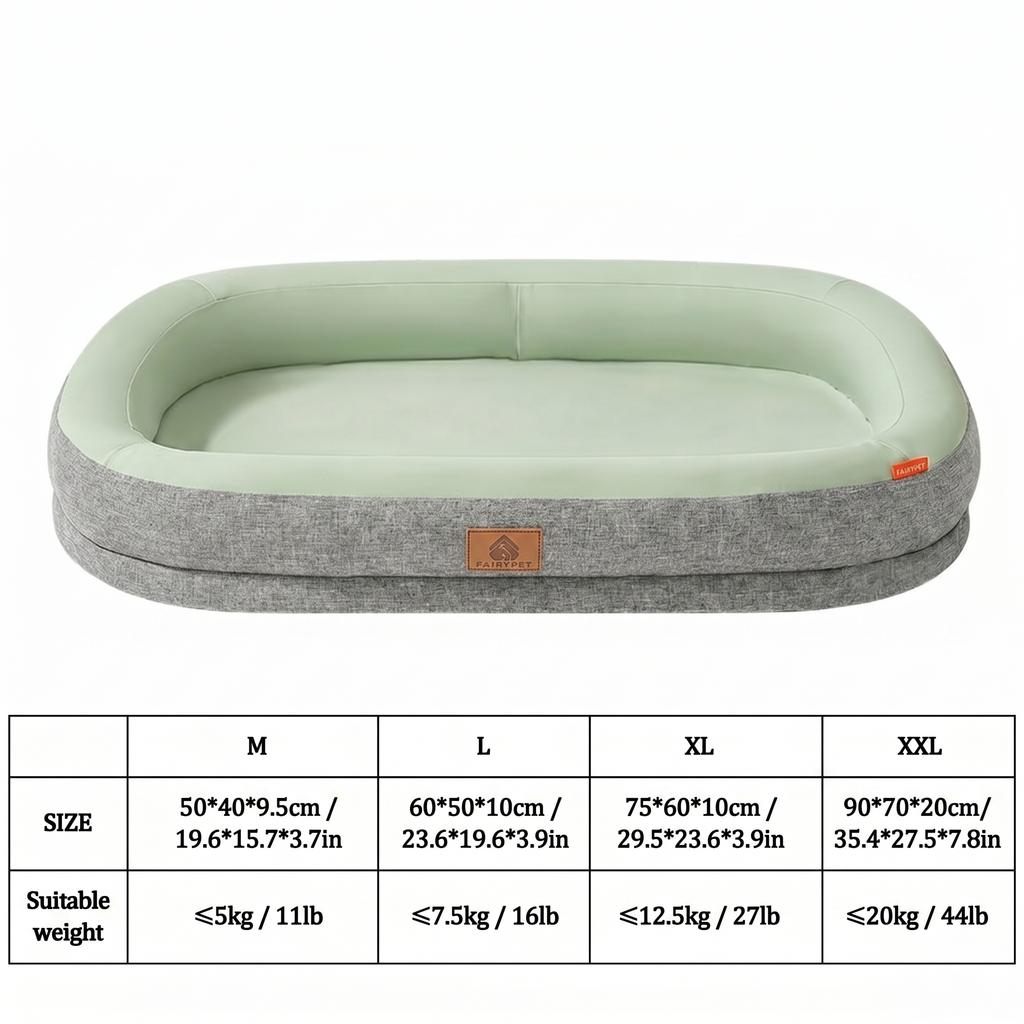 Cooling Dog Bed Summer Pet Sofa Bed Washable Soft Sleeping Mat for Small Medium Large Dogs Cats Breathable Pet Cushion