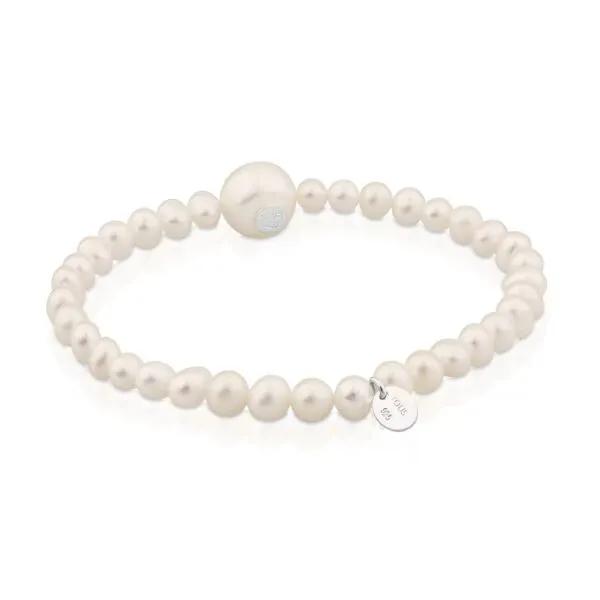 [TOUS] Silver Icon Pearl Bracelet 517091520