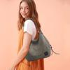 NICOLE & DORIS Canvas Tote Bag for Women, Round Underarm Bag, Large Capacity, Hobo Bag, A4 Size, Casual, Stylish, Shoulder Bag, Perfect for