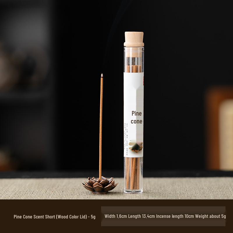 Pine Cone & Agarwood Sandalwood Incense Sticks - Deodorizer for Indoor Air Freshening