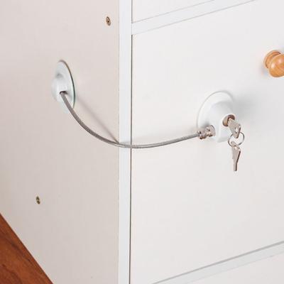 Stainless Steel Window Restrictor Lock Adhesive Door Window Lock with Keys Childproof Casement