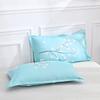 Cotton Pillowcase 48x74cm Soft Breathable Plain Solid Color Envelope Adult Single Pillow