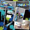 JDBUG Kickboard Originální Kick Skater Fotka Rok Výška Japonský Návod k použití Dárek pro děti K narozeninám Pastel Dětské (Design MS-101A)