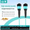 SAMZHE MPO-MPO 12-Core OM3 Multimode Fiber Optic Patch Cable