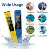 TDS Meter Digitaler Wassertester Digital 0-14 PH Meter Tester 0-9990ppm TDS&EC LCD Wasserreinheit PPM Aquariumfilter mit Batterien