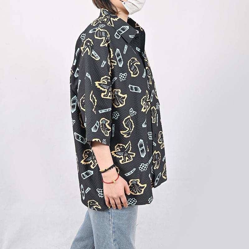 Vans Off The Wall Simple Comfortable Polo Shirt Men Shirts Black VN000NNEEDF