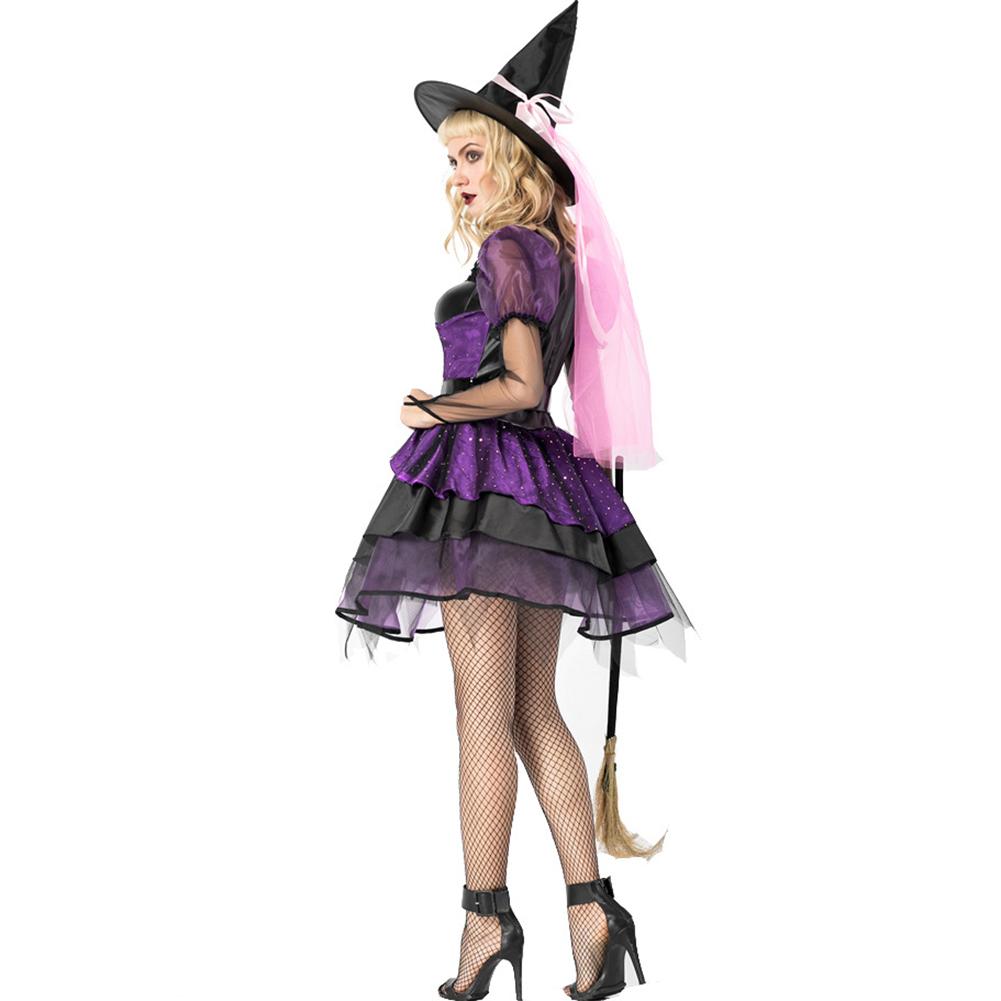 1 100% Polyester Halloween Witch Costume Cosplay Uniform Festival Funny Party Costume Masquerade Costume
