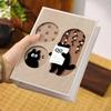 100 Seiten 6-Zoll Kinderalbum Niedliche Katze Gedenkalbum Kartenbuch Fotoaufbewahrung Baby-Wachstumsaufzeichnung Kreatives Geschenk für Kinder