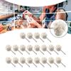 Rotary Tool Wool Polishing Accessories 20pcs for Grinding Buffing Metal Plastic Jewelry Jade Gem Olives Walnut Amber Stone