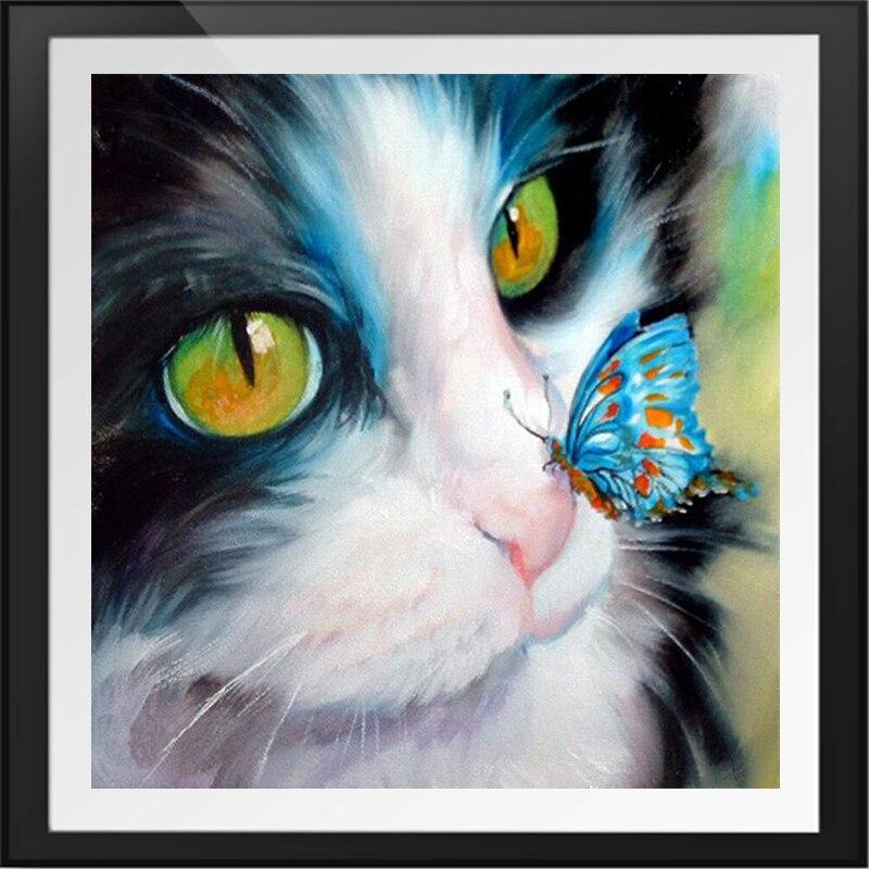 

5D Diy полный круглый комплект алмазной живописи мультфильм животных узор вышивка крестиком пейзажная мозаика Алмазная вышивка украшение дома Full Round 40x40cm