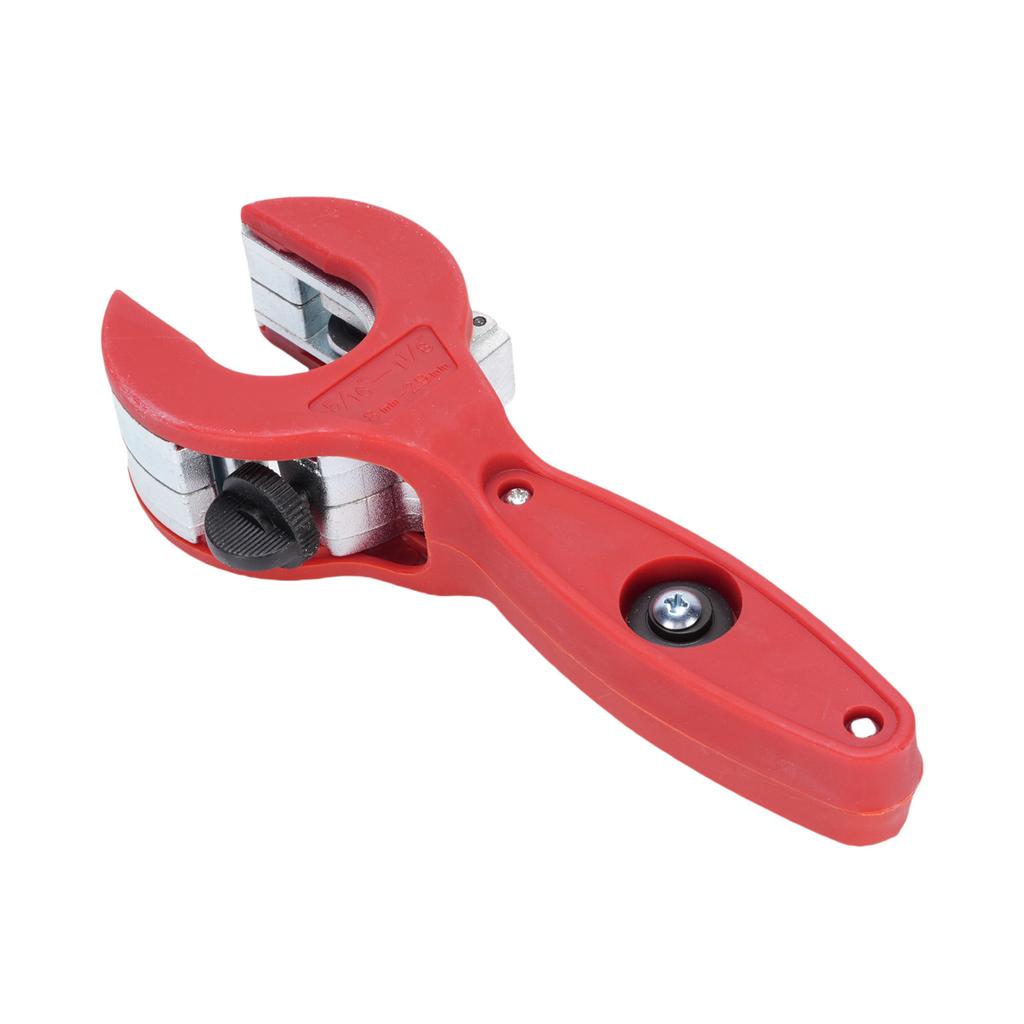 Ratcheting Tubing Cutter 2 In 1 Compact Pipe Cutters for Cutting PPR and Plastic Hoses 1 4in To 7 8in Copper PVC Metal