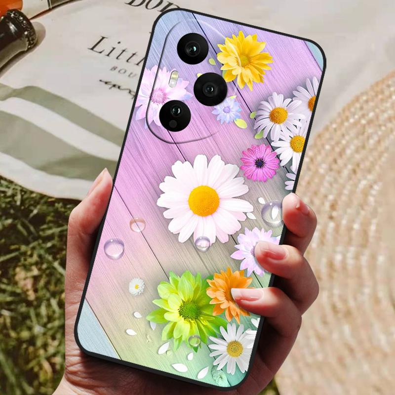 For Honor 400 Pro Case Soft Silicone Cover Black Bumper TPU For Honor 400 Pro 5G Case Honor400 Global Funda Phone Cases Cover