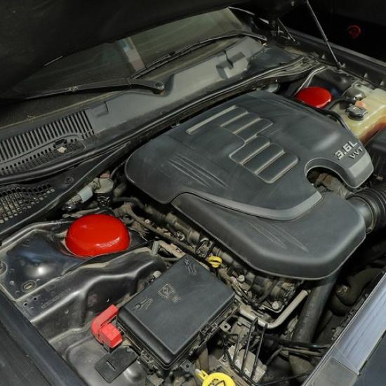 Car Engine Compartment Suspension Cover for Dodge Challenger Charger 2009-21 Red