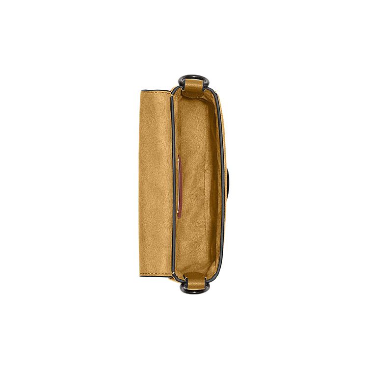 Coach Tabby 18 Flap Closure Shoulder Bag With External Open Pocket Women Shoulder Bag Tan CC103-FLX