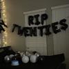 Rip Twenties/Thirties/Forties Balloons Birthday Balloons Banner Death To My 20S/30S/40S Party Decor For Youth Men Women